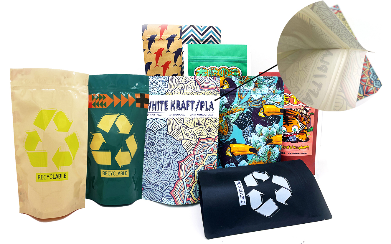 PLA paper bag PLA бумажный пакет