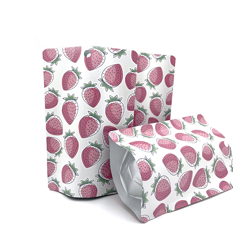 Напечатанный на заказ логотип, упаковка для чайных закусок, сумка-стойка, алюминиевая фольга, биоразлагаемые крафт-бумажные пакеты, пакеты с застежкой-молнией, упаковка для пищевых продуктов