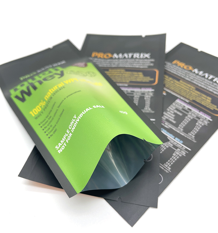 Алюминиевая фольга с индивидуальной печатью, закрывающаяся алюминиевая фольга, Ziplock, контейнер для порошка сывороточного протеина, упаковочная сумка