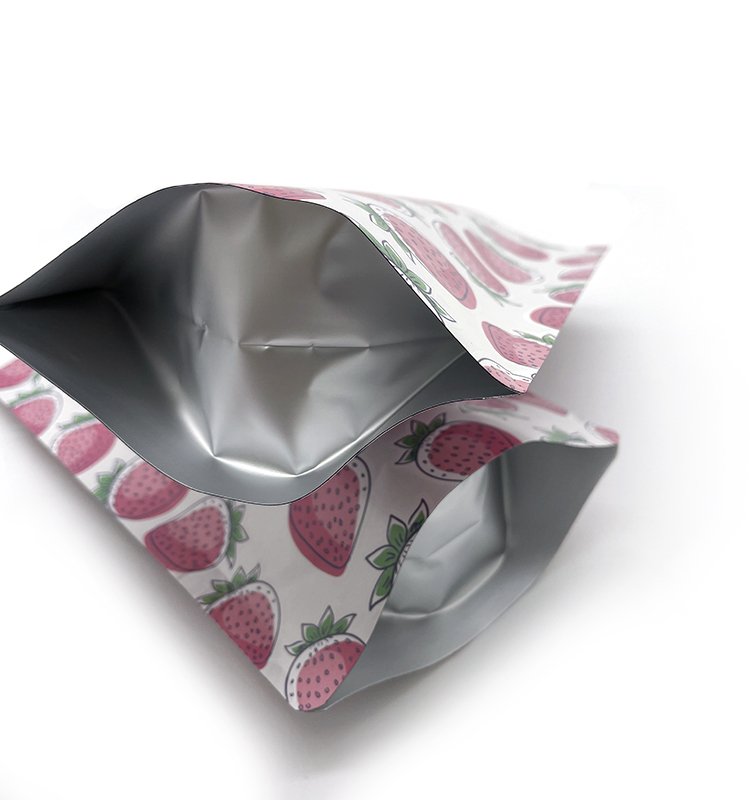 Напечатанный на заказ логотип, упаковка для чайных закусок, сумка-стойка, алюминиевая фольга, биоразлагаемые крафт-бумажные пакеты, пакеты с застежкой-молнией, упаковка для пищевых продуктов