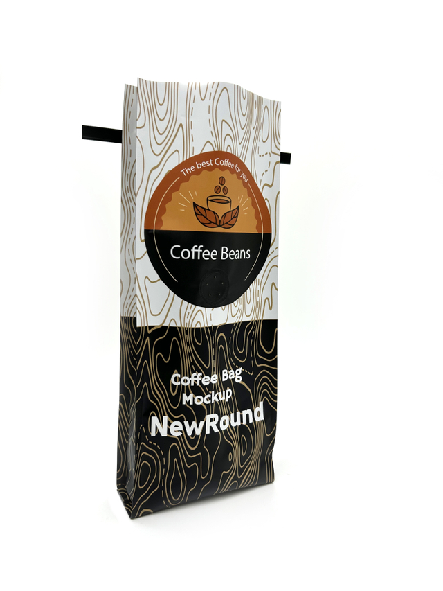 Сумка с ластовицей на молнии с плоским дном и ластовицей Мешочек для молотого кофе в зернах Упаковка для чая с оловянным галстуком