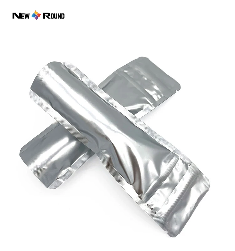 Матовая серебряная майларовая сумка с защитой от детей с логотипом, термосвариваемая пластиковая мягкая на ощупь застежка-молния, устойчивая к запаху сумка на молнии