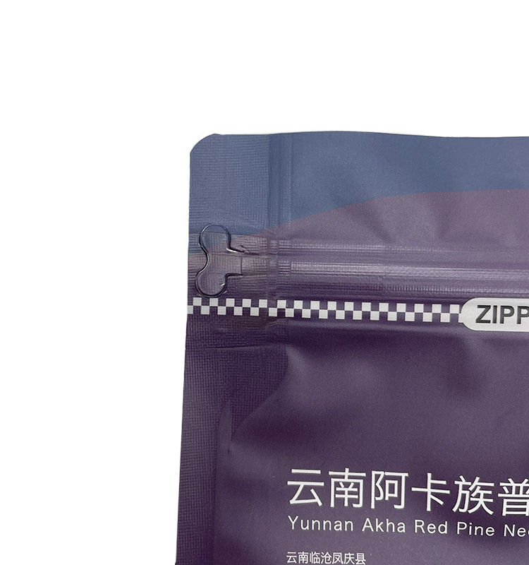 Пользовательский цифровой принтер из фольги с плоским дном, пищевой пластиковый пакет для упаковки чая с замком Ziplock