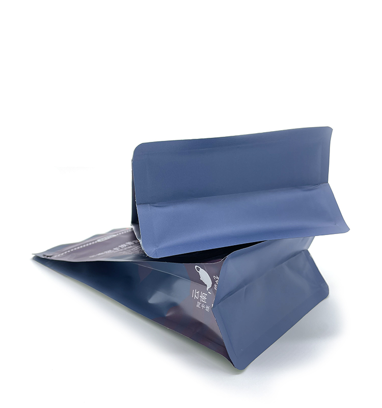 Пользовательский цифровой принтер из фольги с плоским дном, пищевой пластиковый пакет для упаковки чая с замком Ziplock