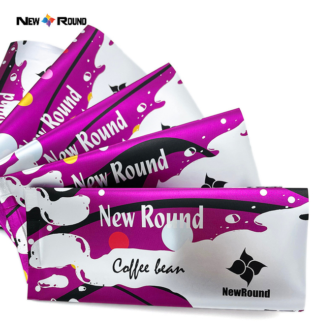 Продвижение по индивидуальному заказу с квадратным дном зеленого цвета, ламинированная фольга, упаковка с односторонним клапаном, кофейный мешок