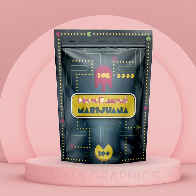 Закрепите мешки Mylar Ziplock для тупого хранения каннабиса