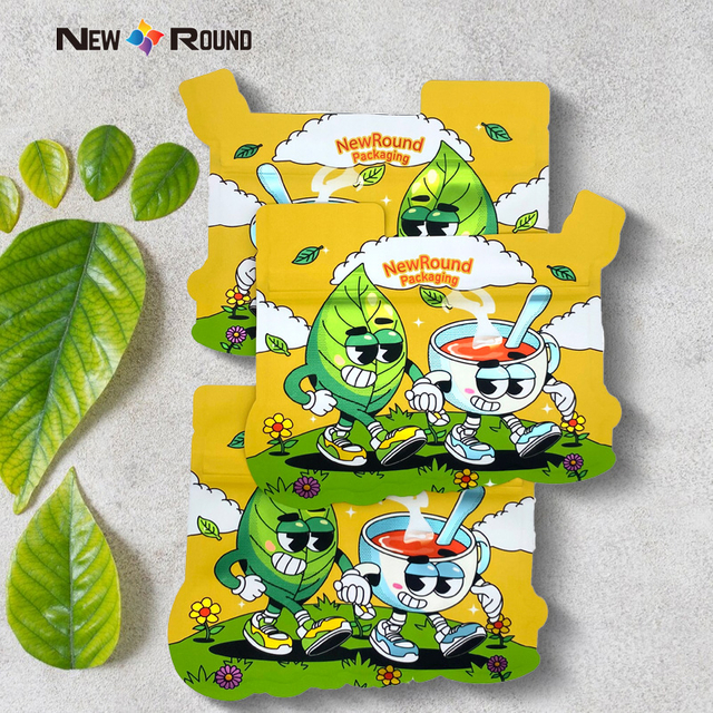 Gummy Candy Zip Lock Special Forme Mylar Пластиковый пакет