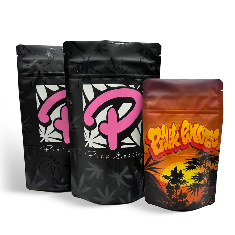 Мешочек Doypack с принтом на заказ и точечным УФ-глянцем 7 г 14 г Майларовые пакеты с защитой от запаха Съедобные упаковочные пакеты 