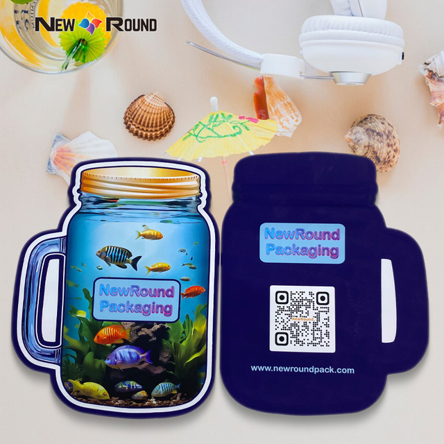 Custom Die Cutcading упаковка Mylar Bags материал