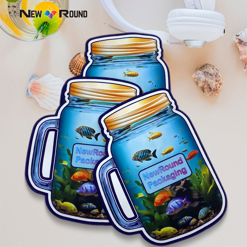 Custom Die Cutcading упаковка Mylar Bags материал