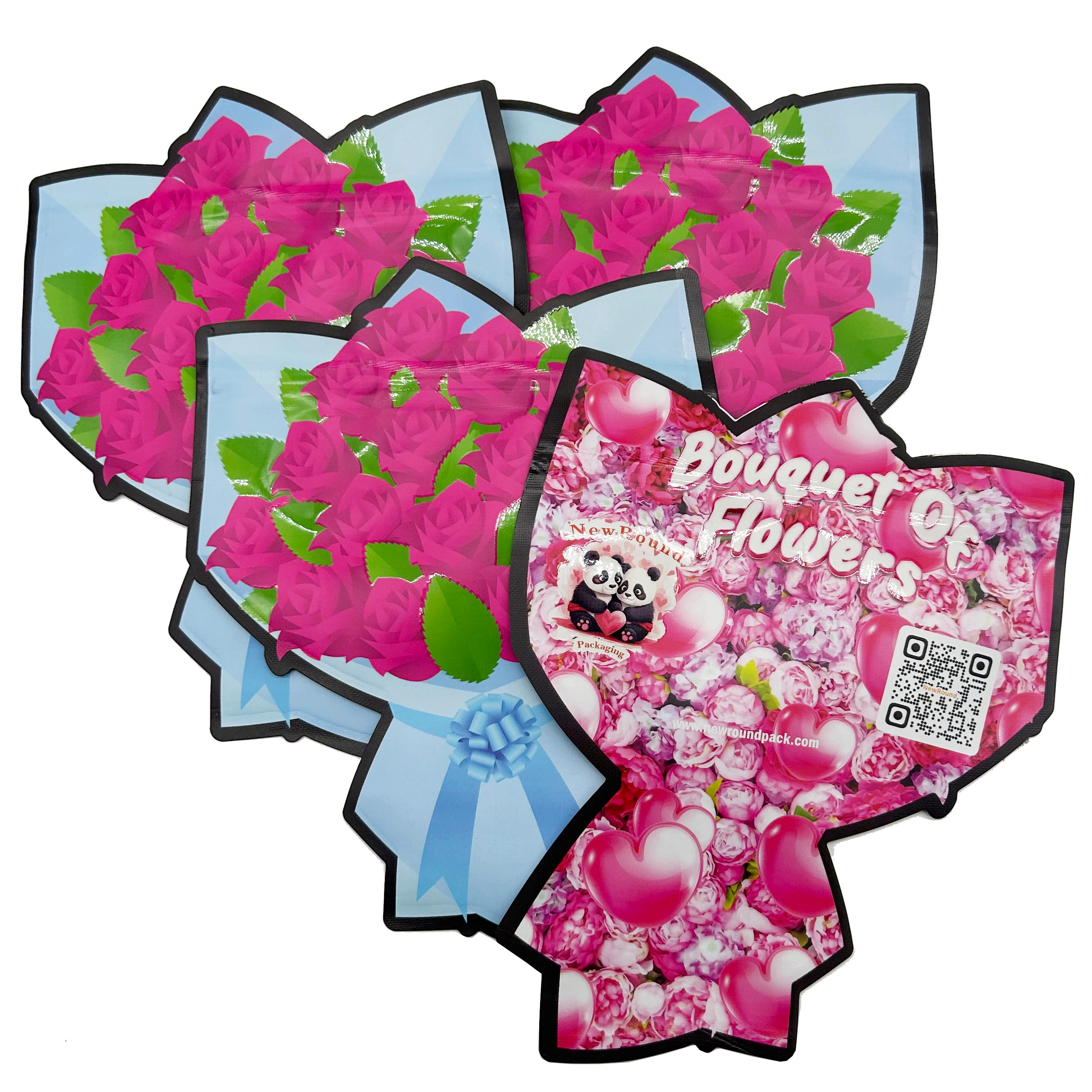 Изготовленная на заказ непроницаемая для запаха алюминиевая фольга, застежка-молния, 3,5 г, матовая сумка с пятном, УФ-конфеты, жевательные конфеты, упаковка, майларовая сумка специальной формы с высечкой