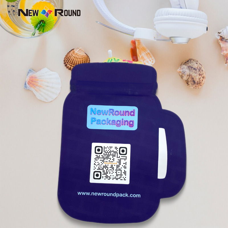 Custom Die Cutcading упаковка Mylar Bags материал