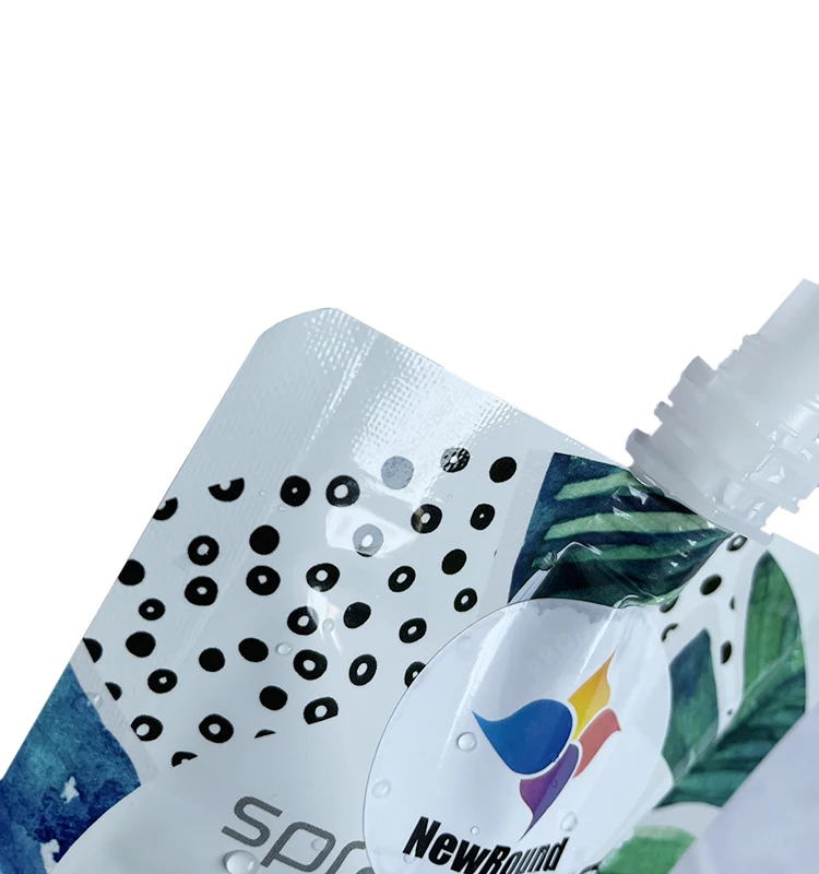 Изготовленная на заказ биоразлагаемая сменная сумка для шампуня с носиком для ухода за кожей