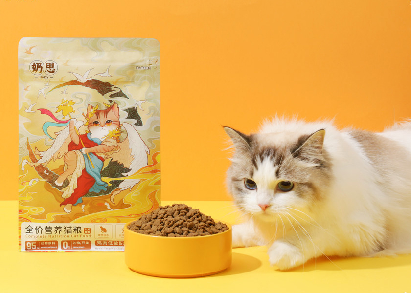 Кошачья еда плоские дно мешочки